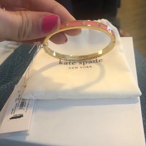 Brand new pink and gold Kate spade bracelet